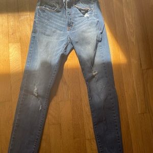 aero high rise curvy jeans